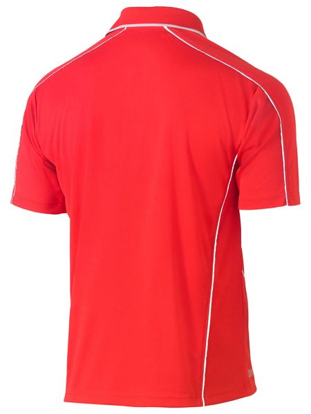 Bisley Cool Mesh Polo with Reflective Piping (BISBK1425)