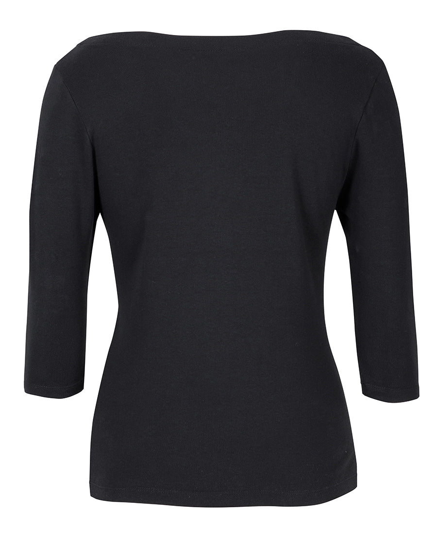 JB's Ladies C of C Boat Neck Tee 3/4 Sleeve (JBS1BT3)