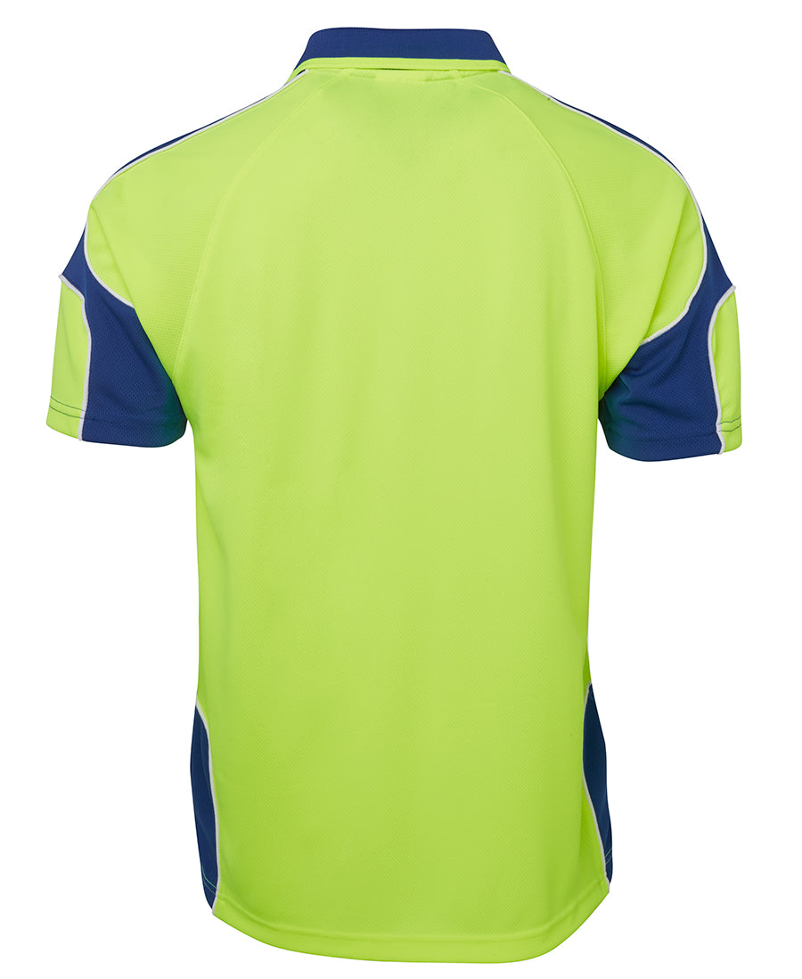 JB's Hi Vis Arm Panel Polo Short Sleeve (JBS6AP4S)