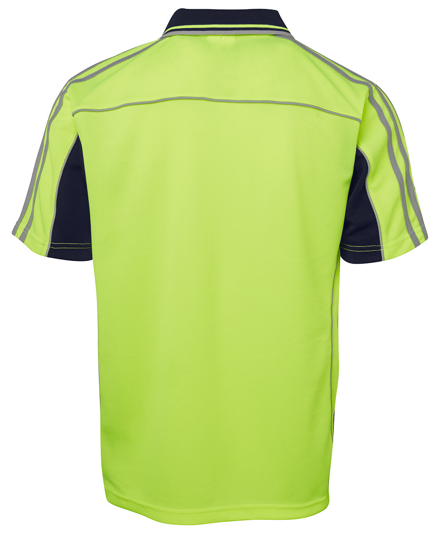 JB's Hi Vis Arm Tape Polo Short Sleeve (JBS6AT4S)