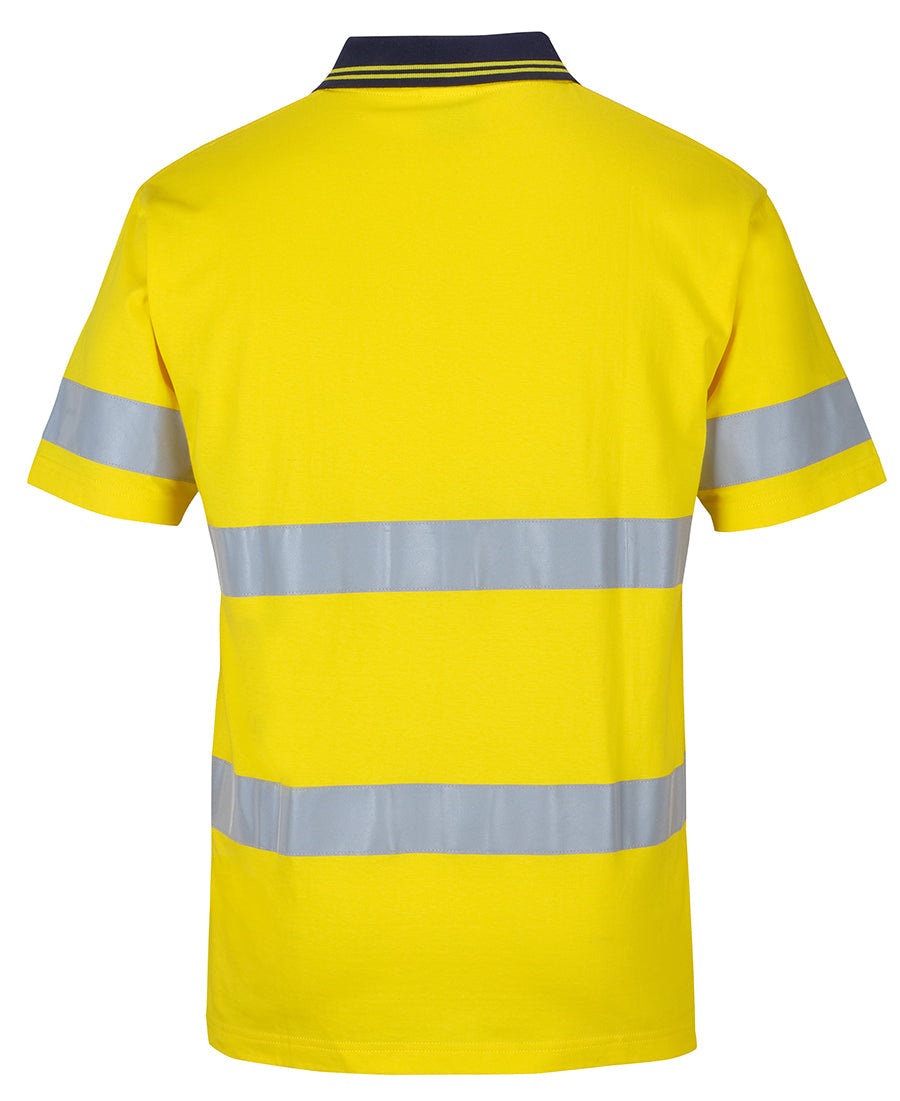 JB's Hi Vis (D+N) Cotton Polo Short Sleeve (JBS6DCPS)