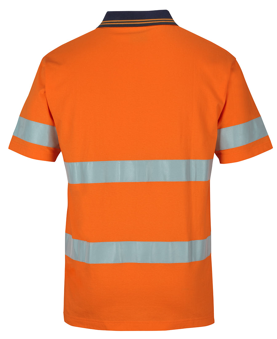 JB's Hi Vis (D+N) Cotton Polo Short Sleeve (JBS6DCPS)