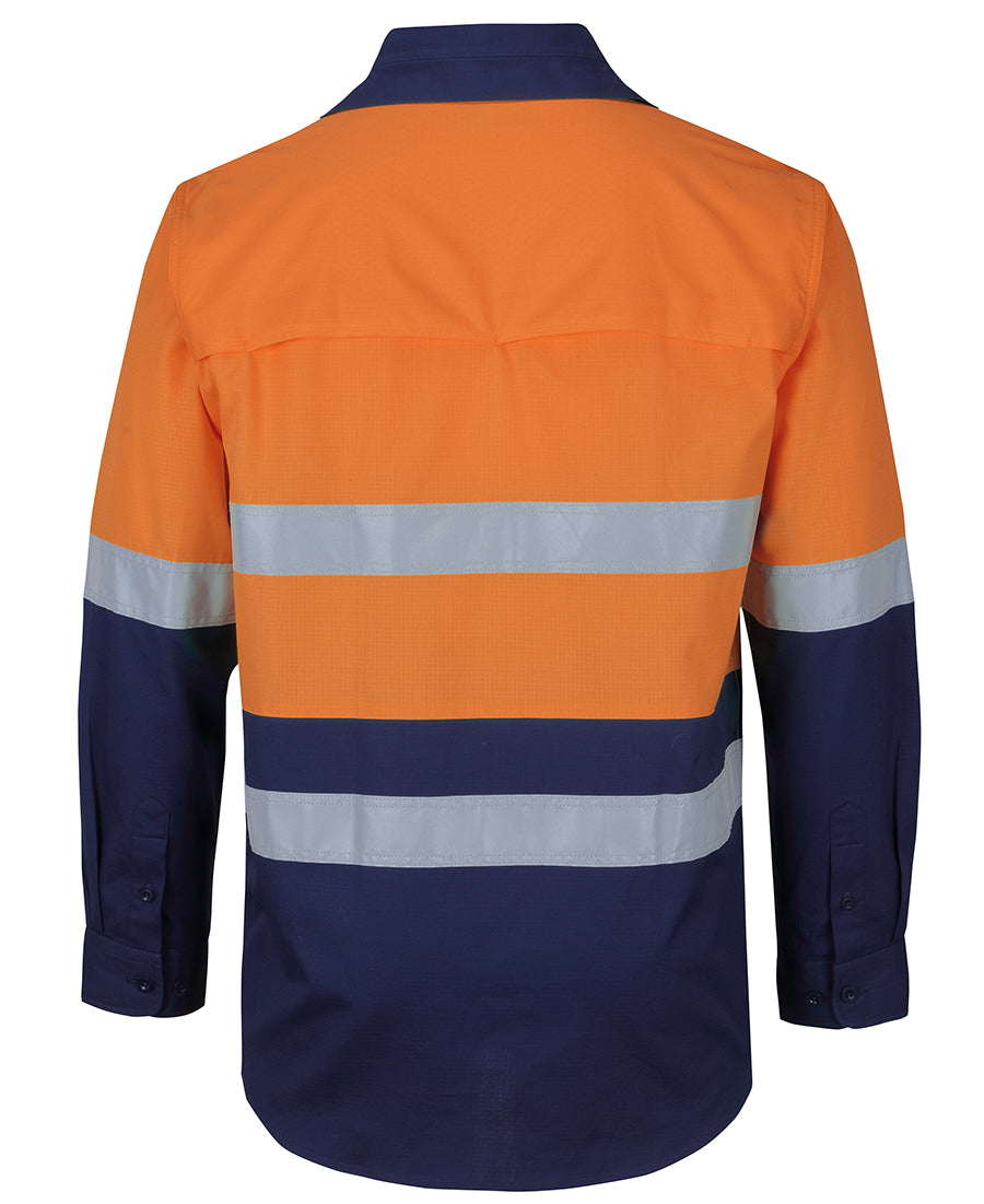 JB's Hi Vis (D+N) 150G Ripstop Fishing Shirt Long Sleeve (JBS6DNRL)