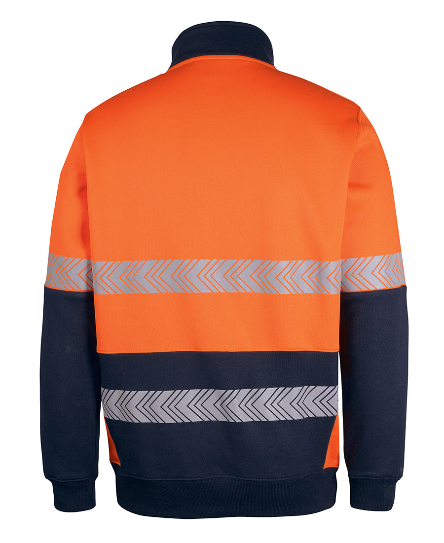 JB's Hi Vis 330G 1/2 Zip Segmented Tape Fleece (JBS6DPS)