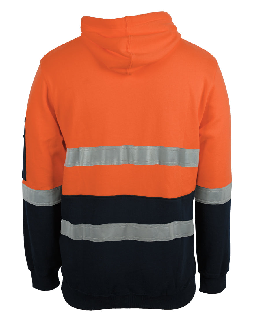 JB's Hi Vis (D+N) 310G Cotton Pull Over Fleece Hoodie (JBS6DVPM)