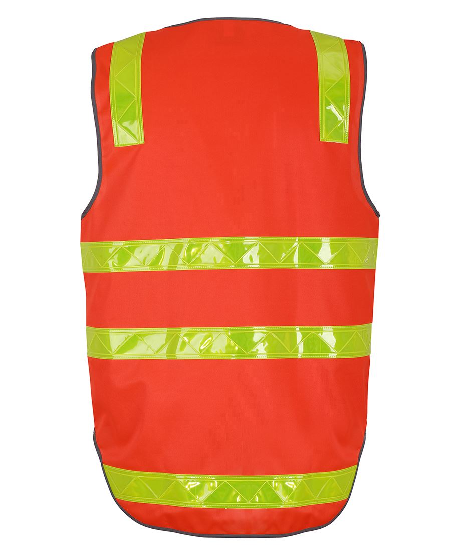 JB's Hi Vis (D+N) VIC Road Safety Vest (JBS6DVRV)