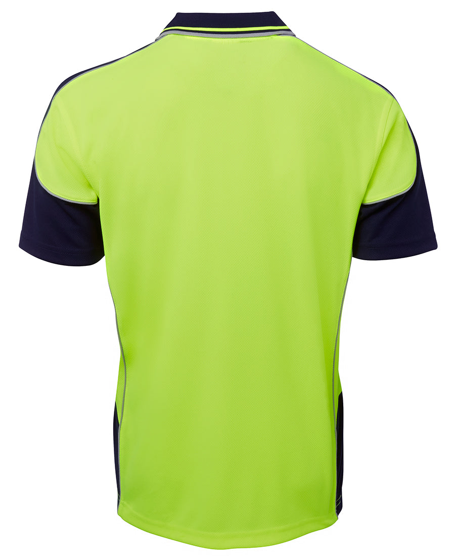 JB's Hi Vis Contrast Piping Polo Short Sleeve (JBS6HCP4)