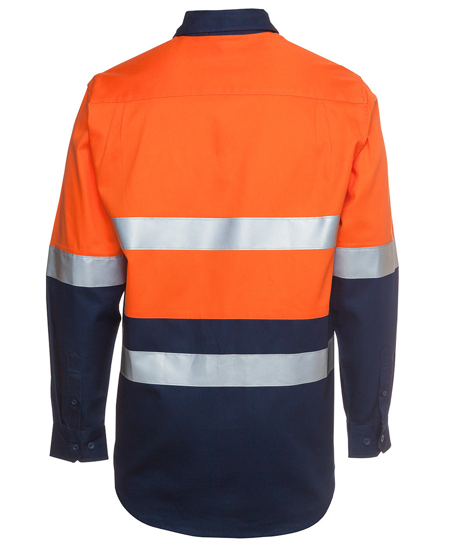 JB's Hi Vis (D+N) 190G Shirt Long Sleeve (JBS6HLS)