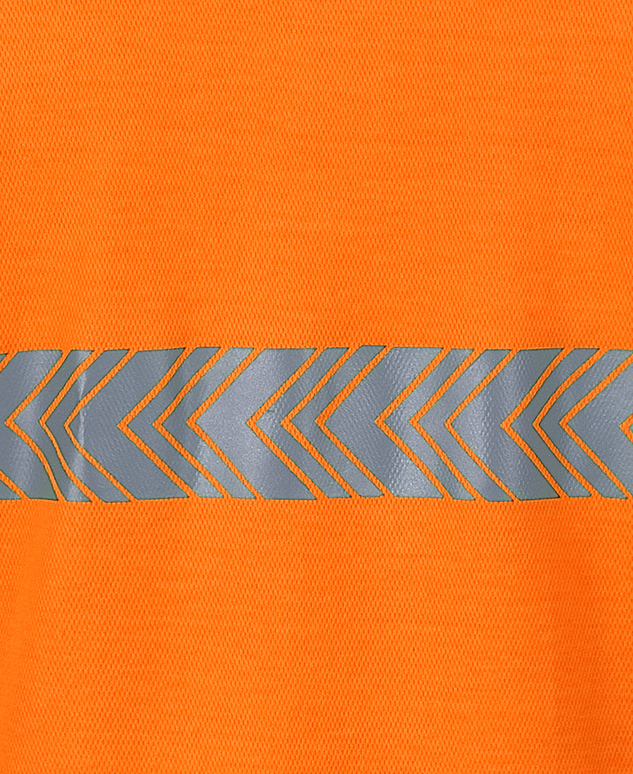 JB's Hi Vis (D+N) Cotton Back Segmented Tape Polo Short Sleeve (JBS6HMSS)