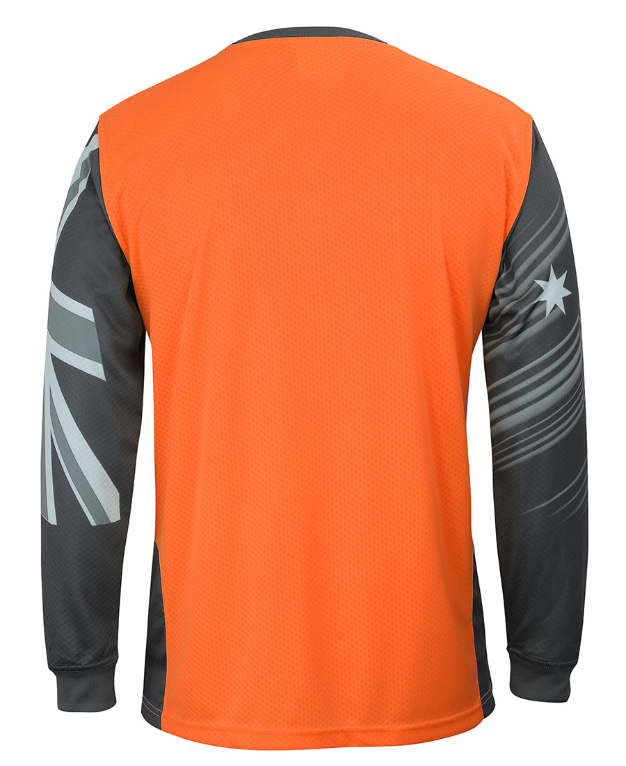 JB's Hi Vis Southern Cross Tee Long Sleeve (JBS6HSCT)