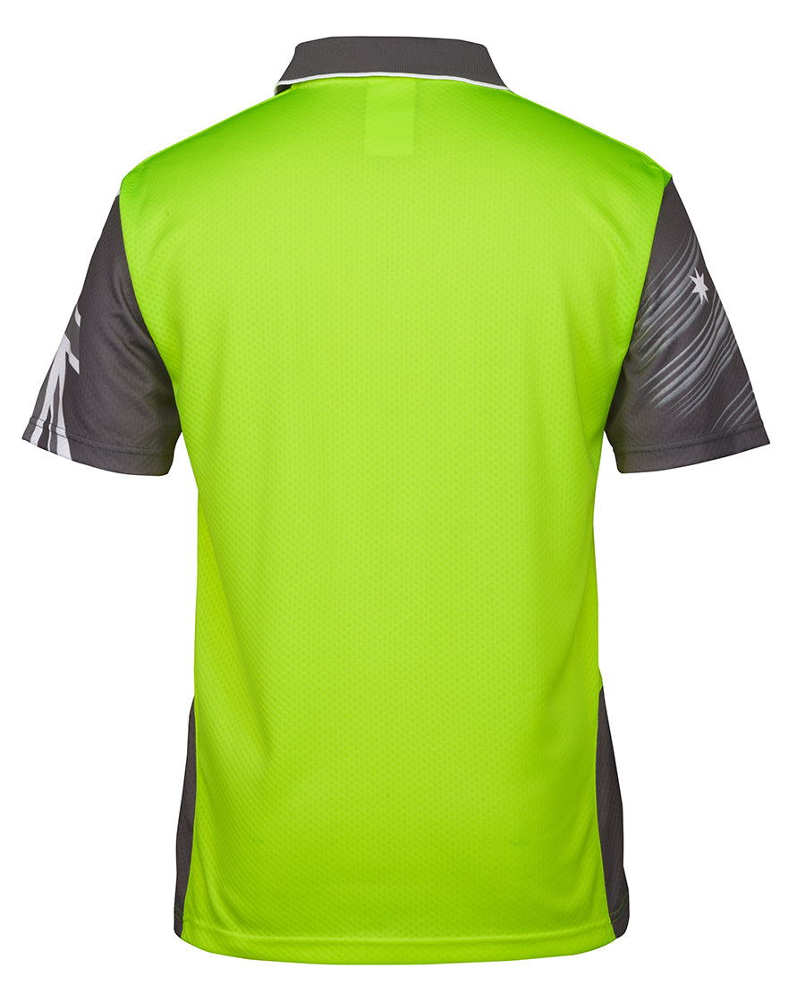 JB's Hi Vis Southern Cross Polo Short Sleeve (JBS6HSC)