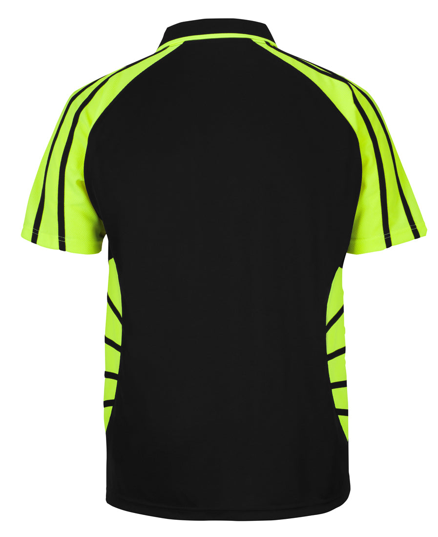 JB's Hi Vis Street Spider Polo Short Sleeve (JBS6HSSP)