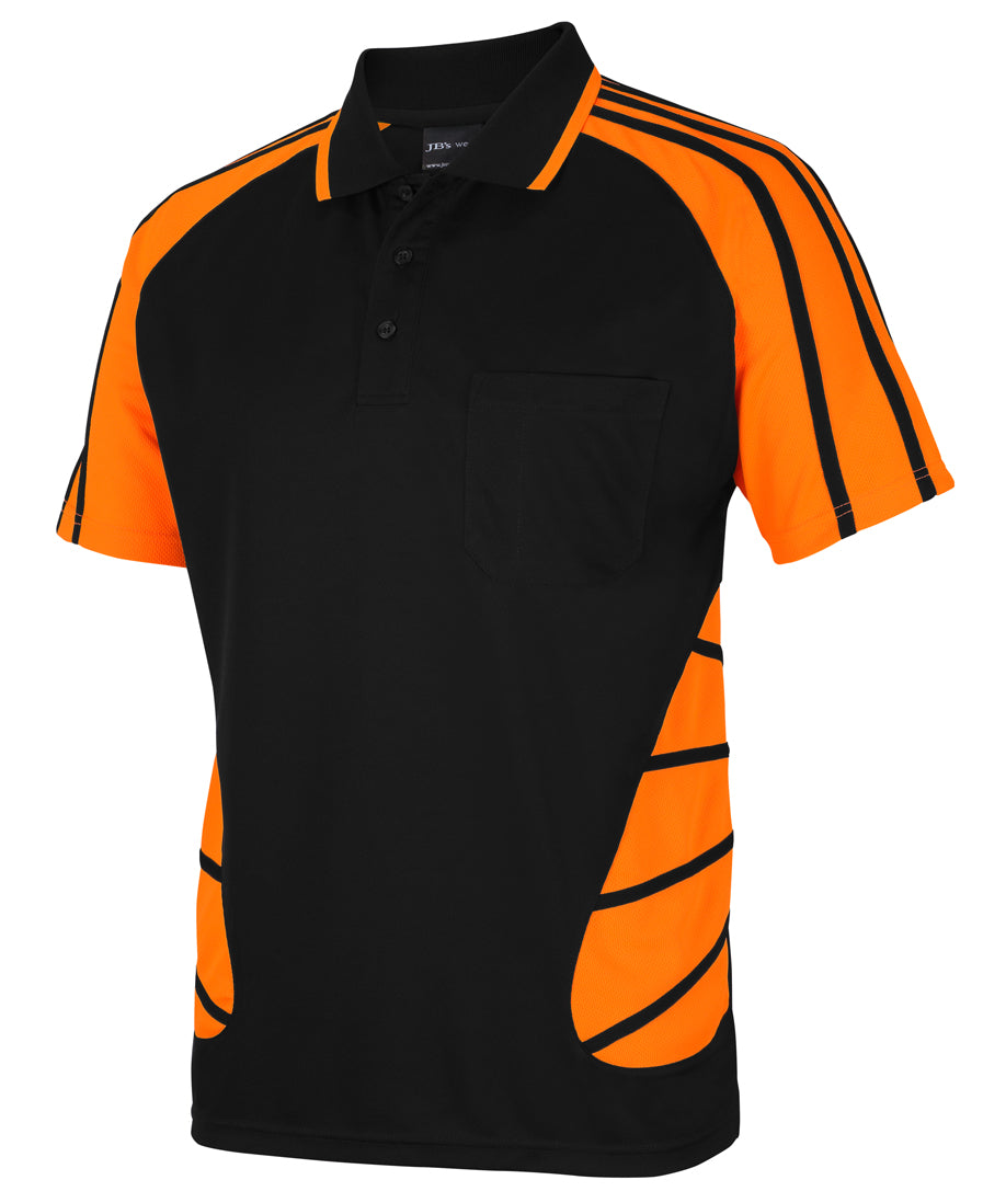 JB's Hi Vis Street Spider Polo Short Sleeve (JBS6HSSP)
