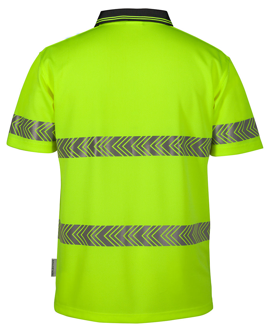 JB's Hi Vis Segmented Tape Polo Short Sleeve (JBS6HSST)