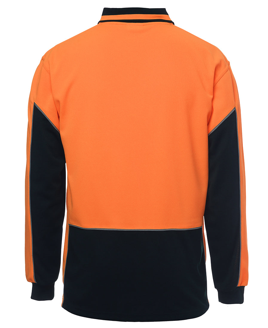 JB's Hi Vis Gap Polo Long Sleeve (JBS6HVGL)
