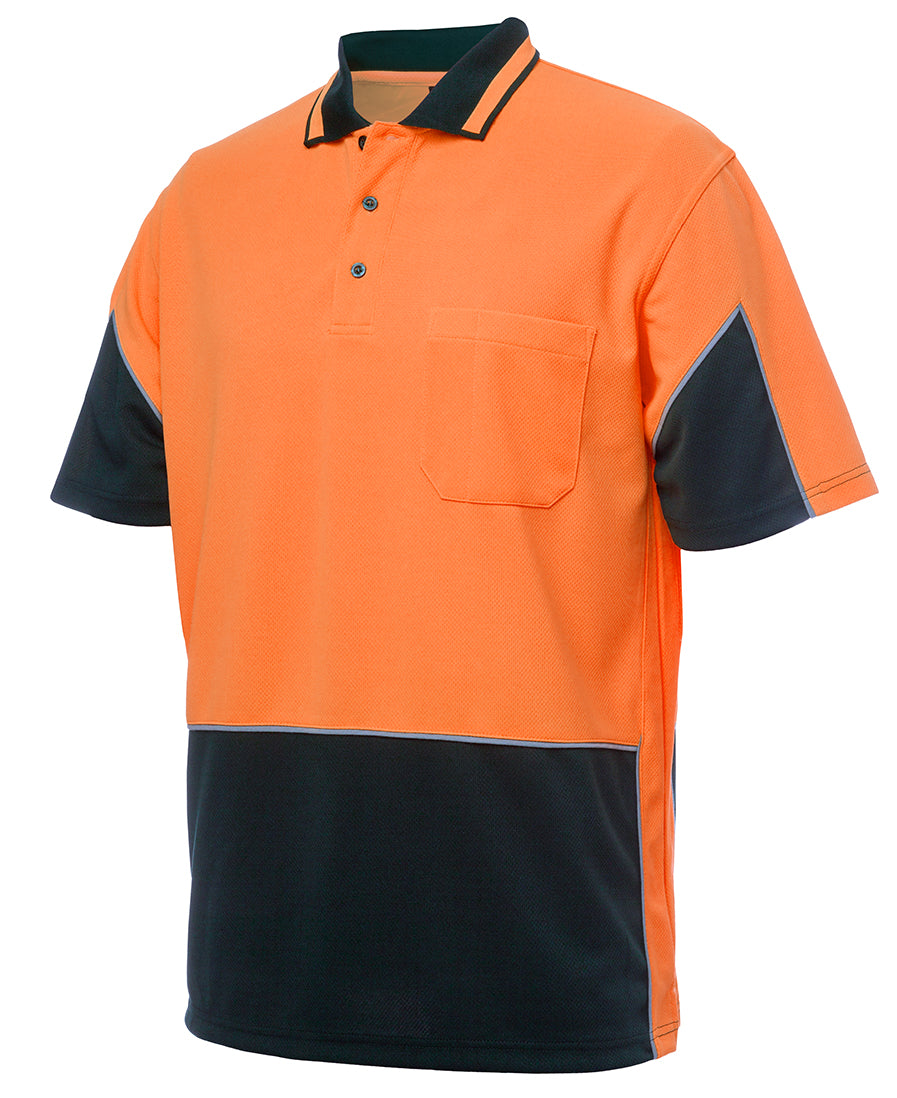 JB's Hi Vis Gap Polo Short Sleeve (JBS6HVGS)