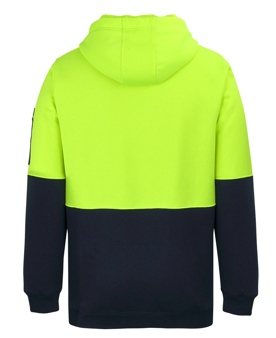 JB's Hi Vis 1/2 Zip Fleecy Hoodie (JBS6HVHZ)
