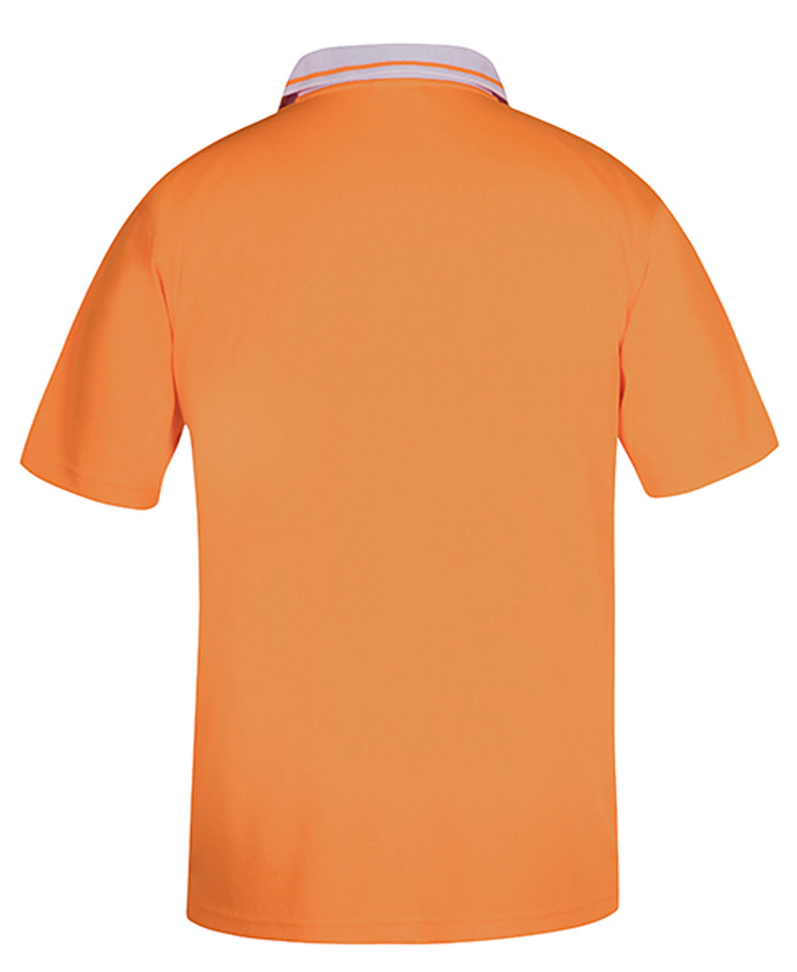 JB's Hi Vis Non Cuff Traditional Polo Short Sleeve (JBS6HVNC)