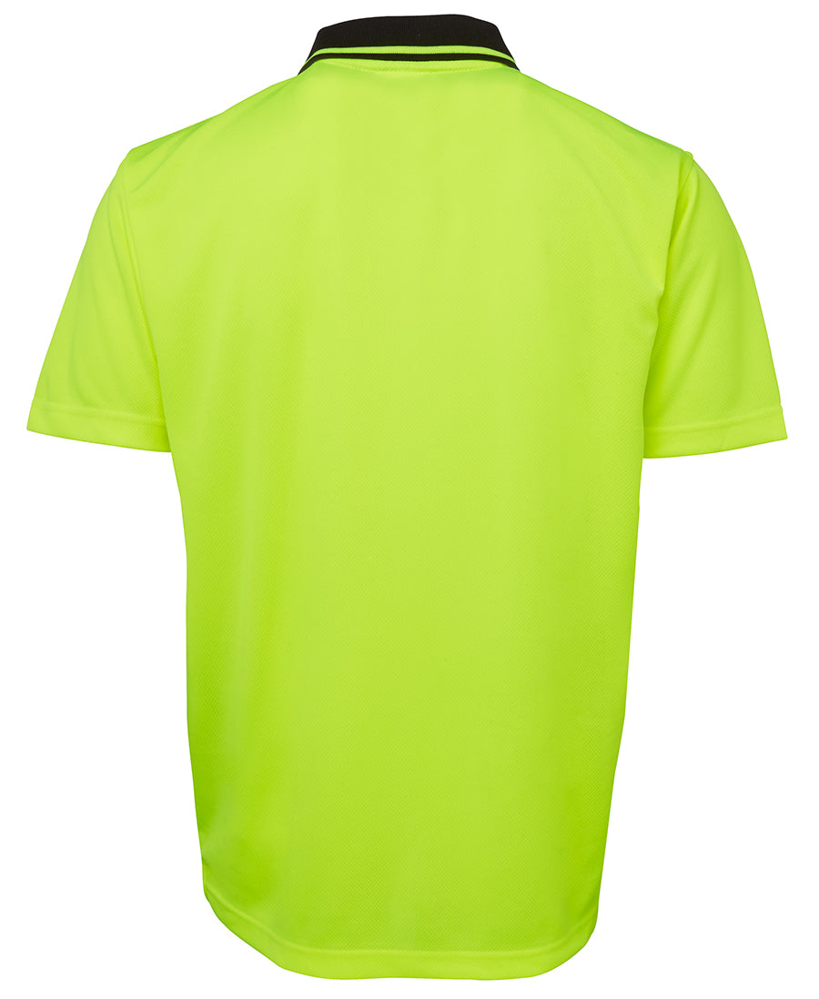 JB's Hi Vis Non Cuff Traditional Polo Short Sleeve (JBS6HVNC)