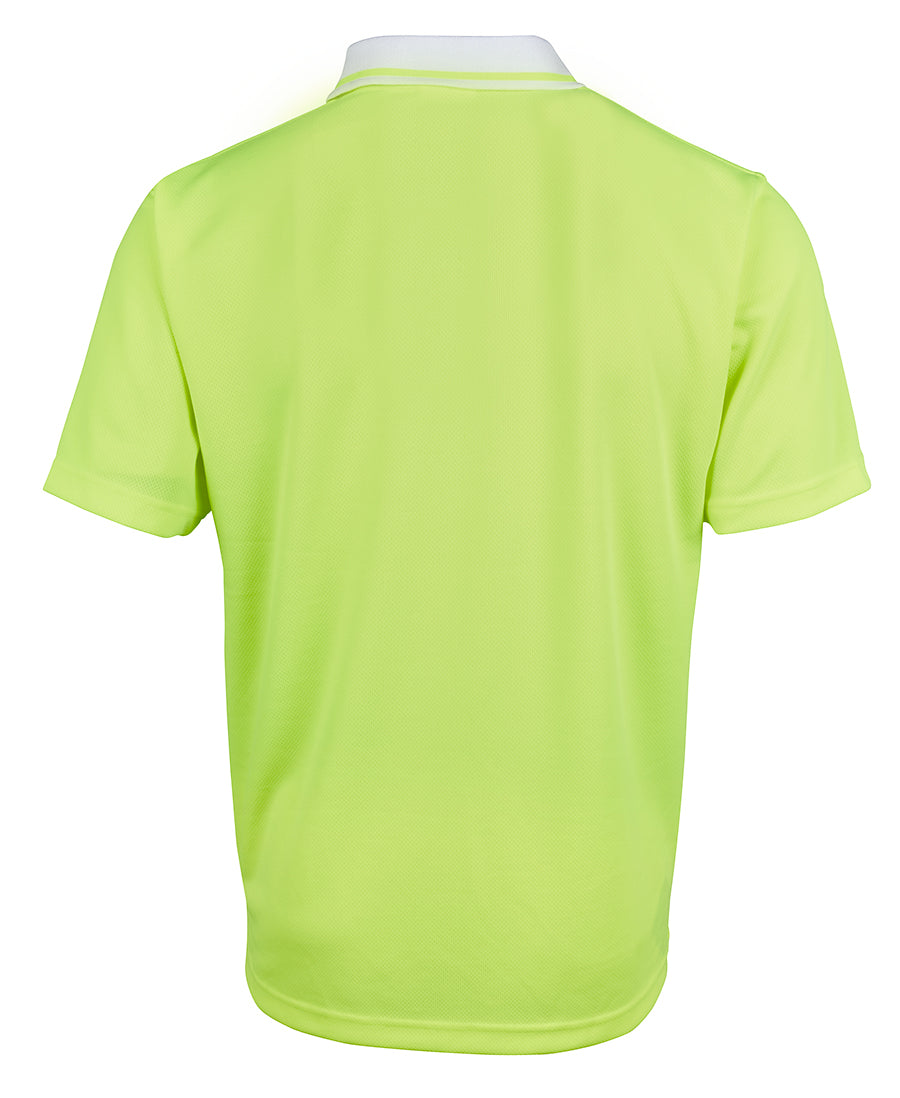 JB's Hi Vis Non Cuff Traditional Polo Short Sleeve (JBS6HVNC)