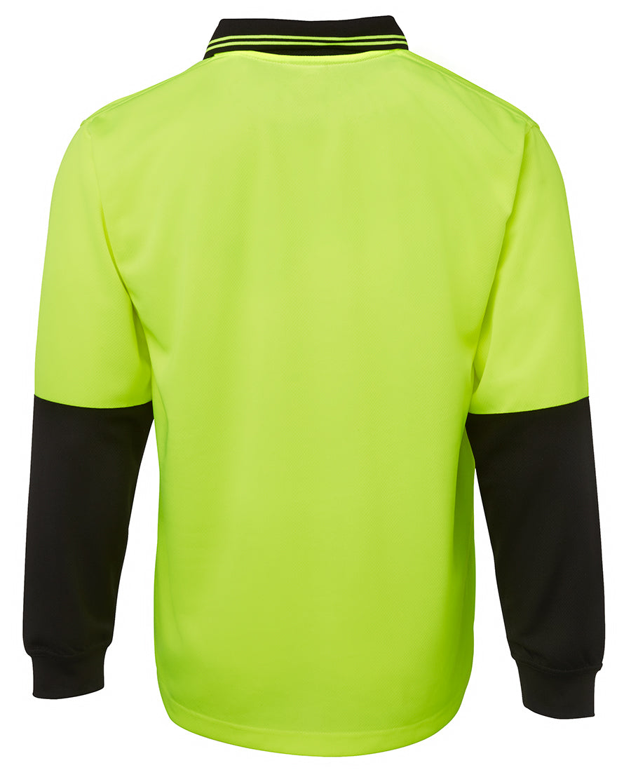 JB's Hi Vis Traditional Polo Long Sleeve (JBS6HVPL)