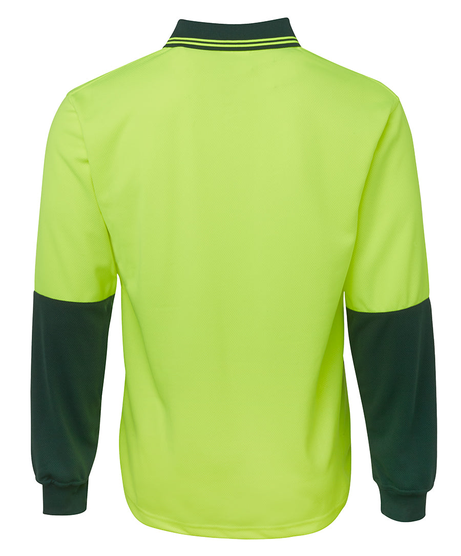 JB's Hi Vis Traditional Polo Long Sleeve (JBS6HVPL)