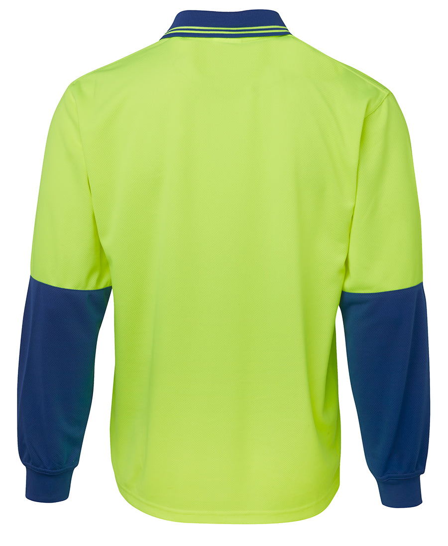 JB's Hi Vis Traditional Polo Long Sleeve (JBS6HVPL)