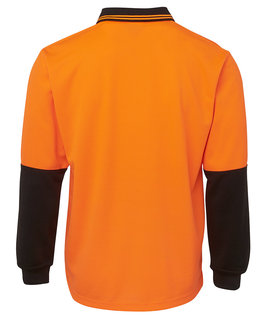 JB's Hi Vis Traditional Polo Long Sleeve (JBS6HVPL)