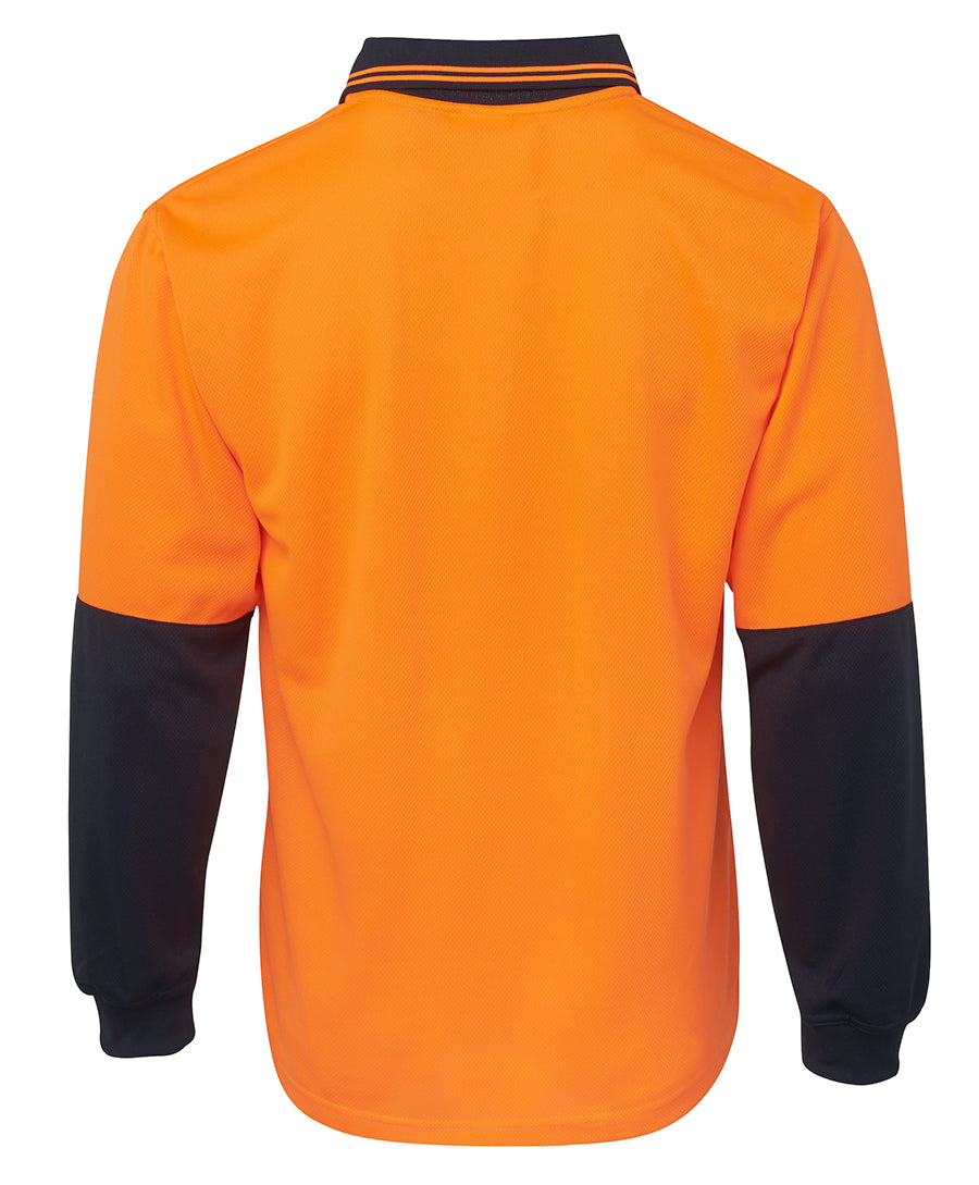 JB's Hi Vis Traditional Polo Long Sleeve (JBS6HVPL)