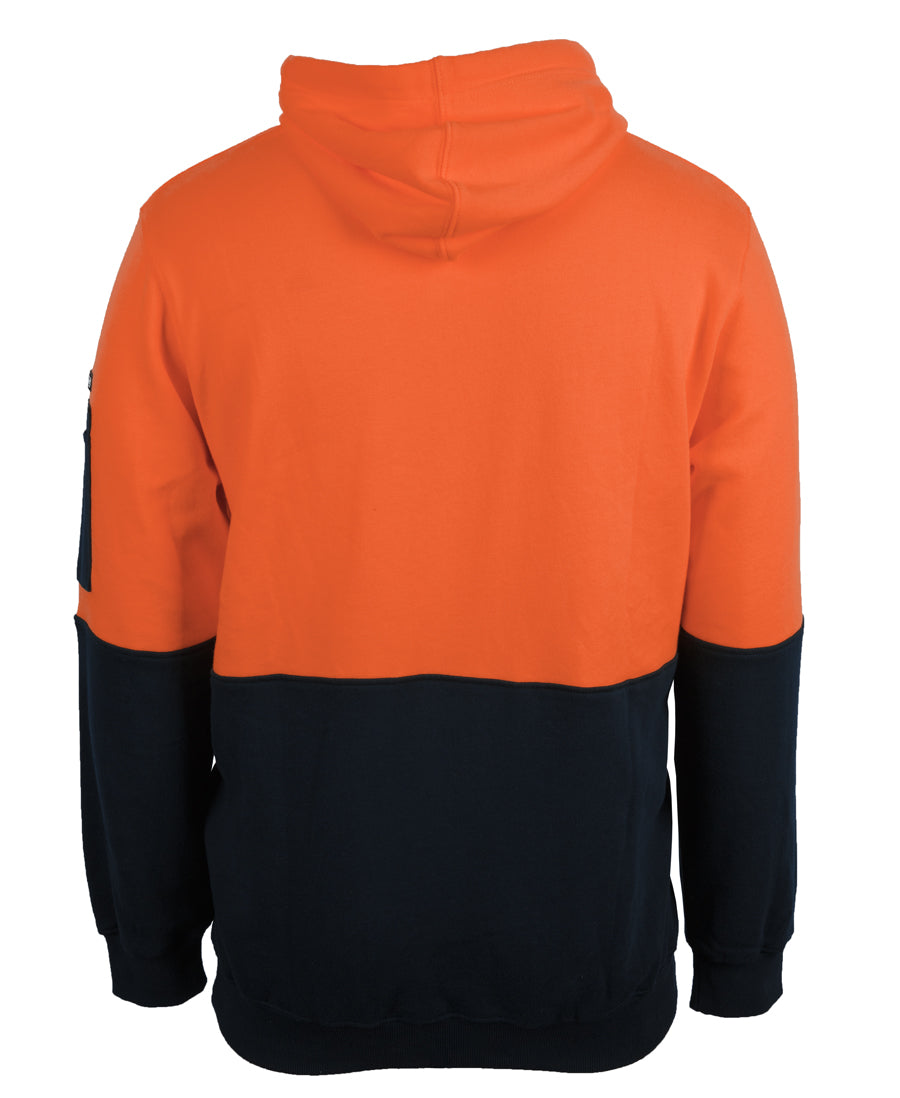 JB's Hi Vis 310G Cotton Pull Over Fleece Hoodie (JBS6HVPM)