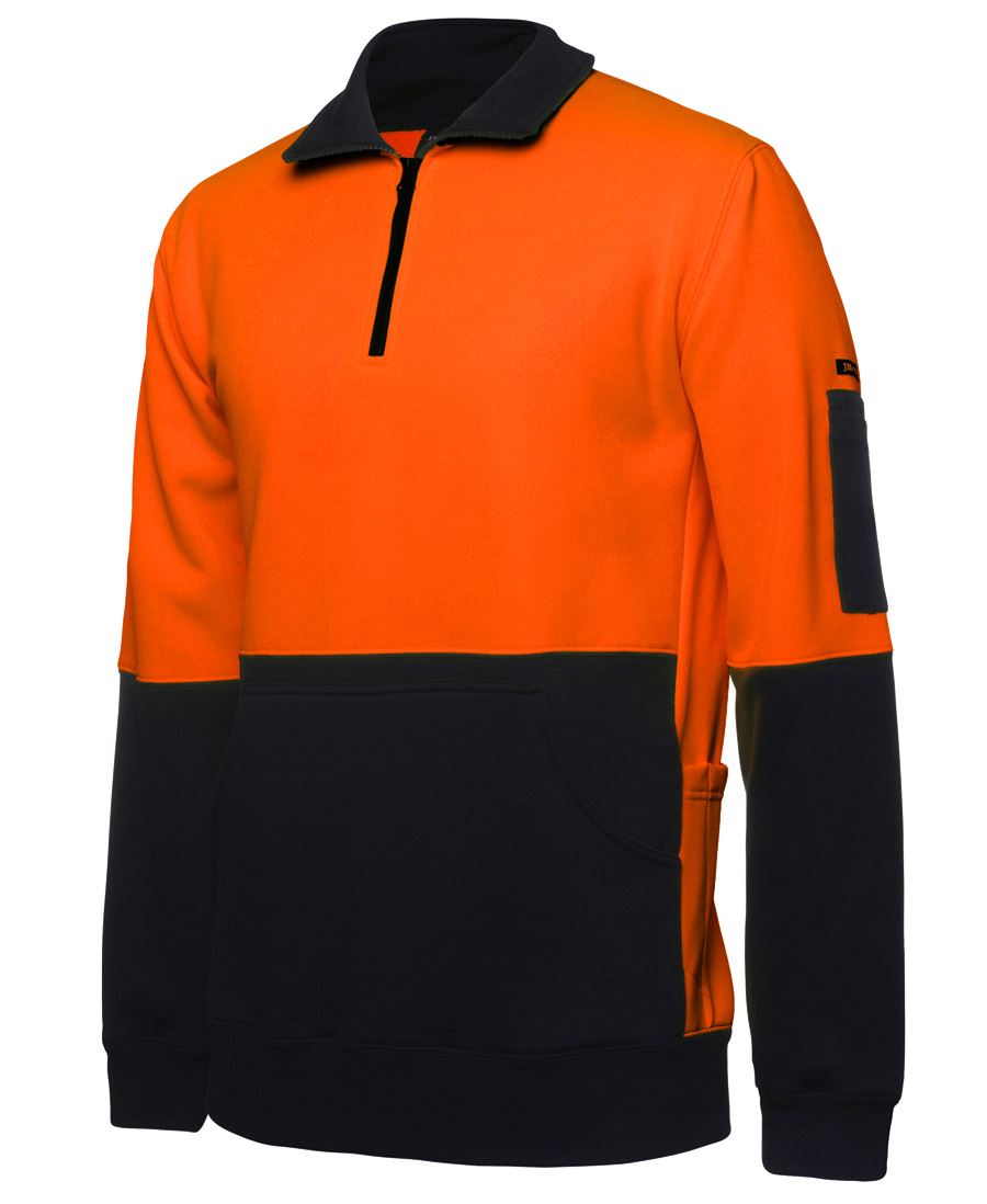 JB's Hi Vis 330G 1/2 Zip Fleece (JBS6HVPZ)