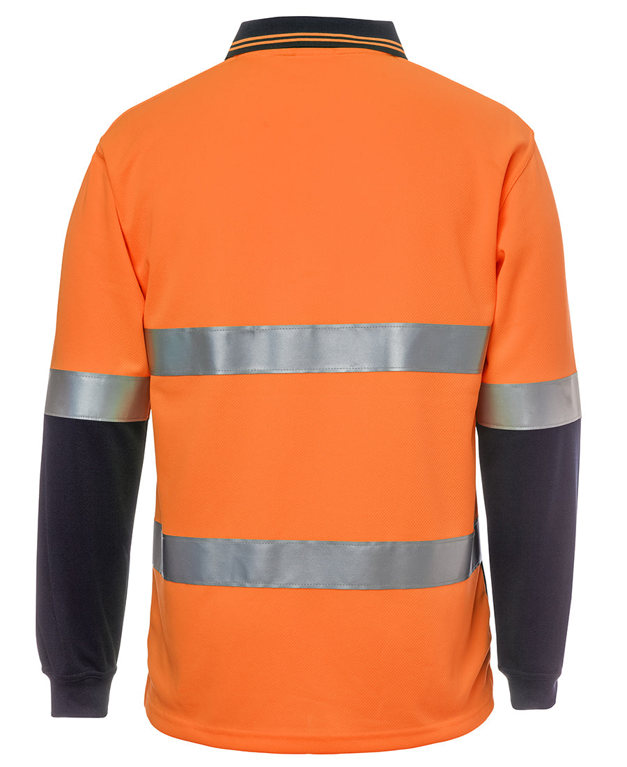 JB's Hi Vis (D+N) Traditional Polo Long Sleeve (JBS6HVSL)