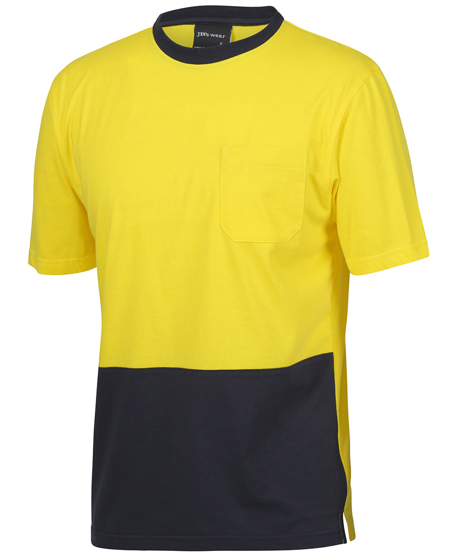 JB's Hi Vis Crew Neck Cotton T-Shirt (JBS6HVTC)