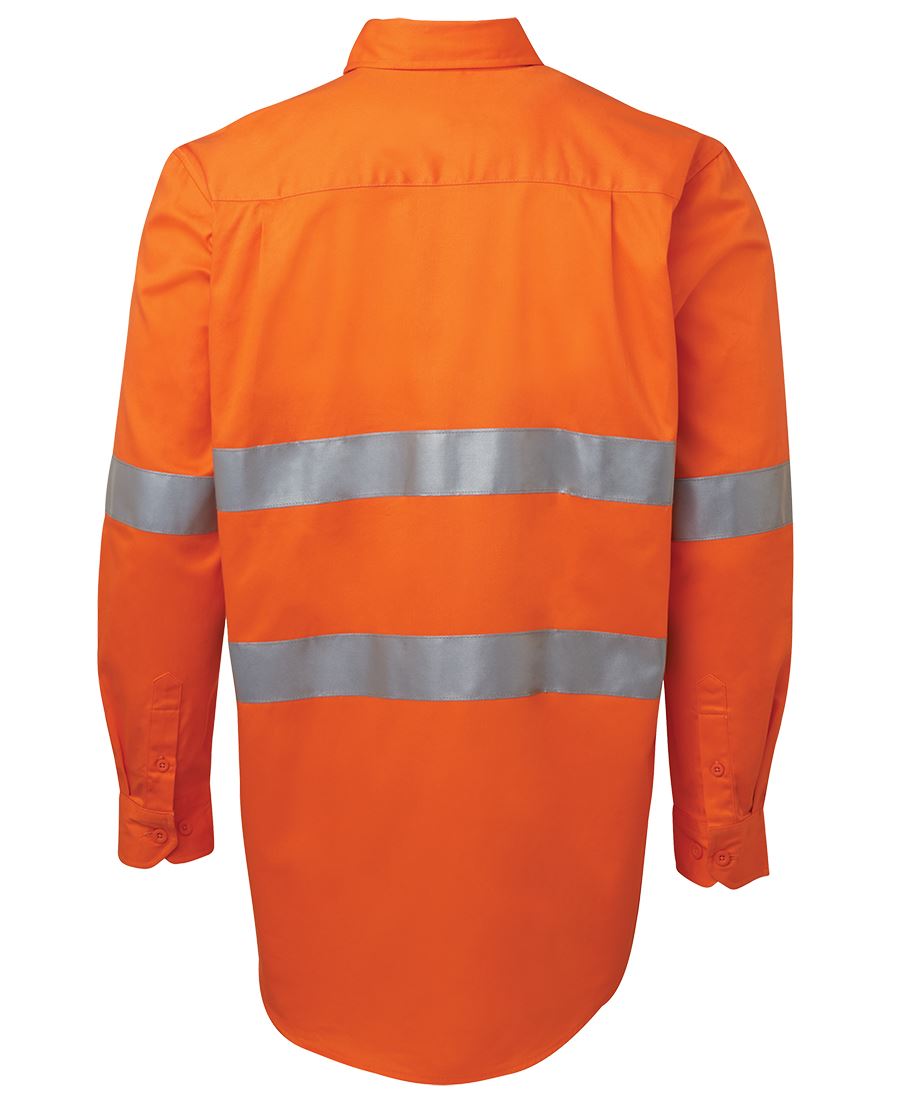JB's Hi Vis (D+N) 190G Close Front Shirt Long Sleeve (JBS6HWCF)