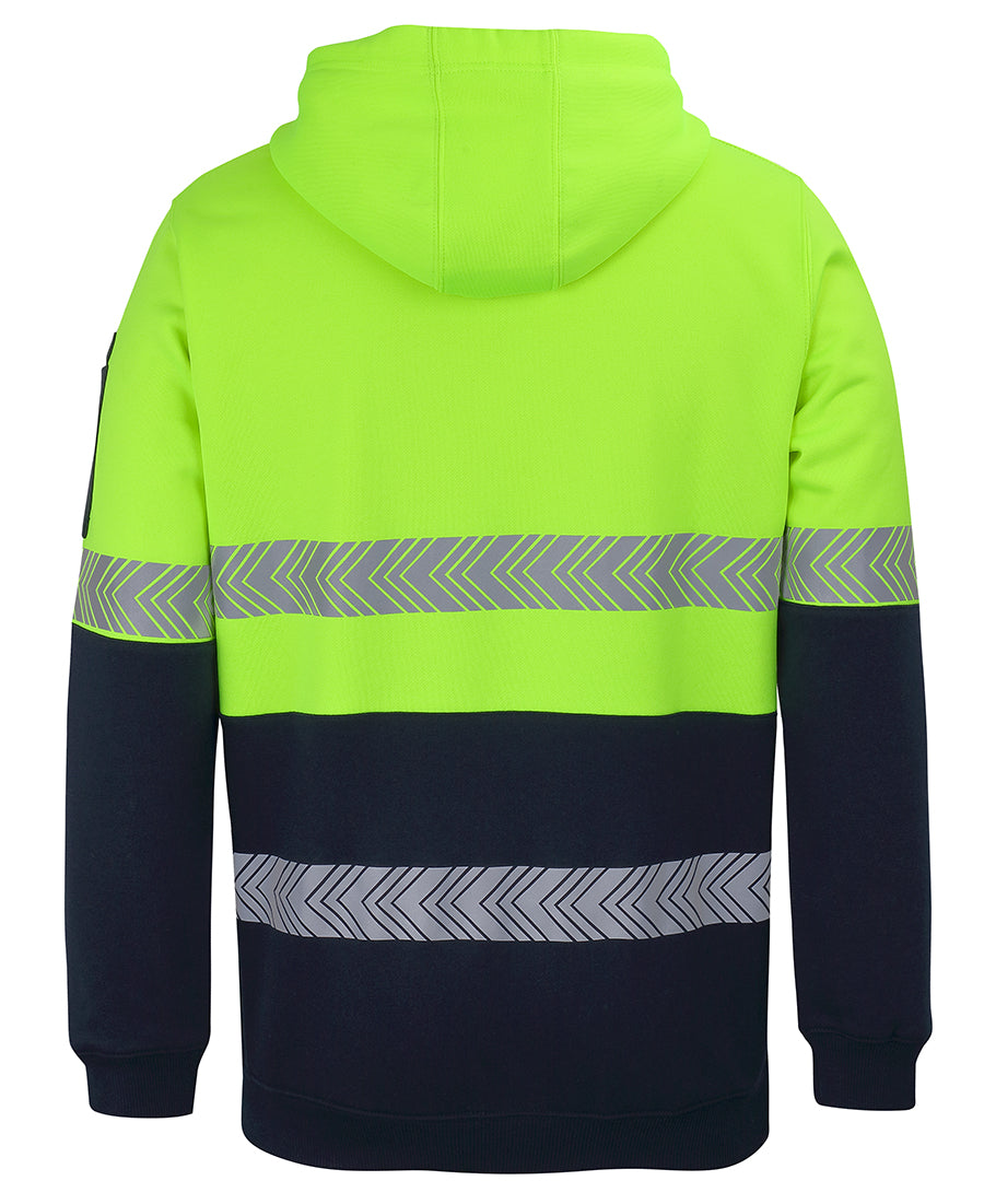 JB's Hi Vis (D+N) 1/2 Zip Segmented Tape Hoodie (JBS6HZSH)