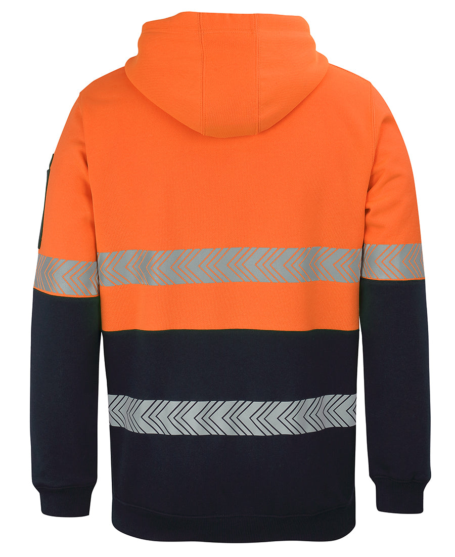 JB's Hi Vis (D+N) 1/2 Zip Segmented Tape Hoodie (JBS6HZSH)
