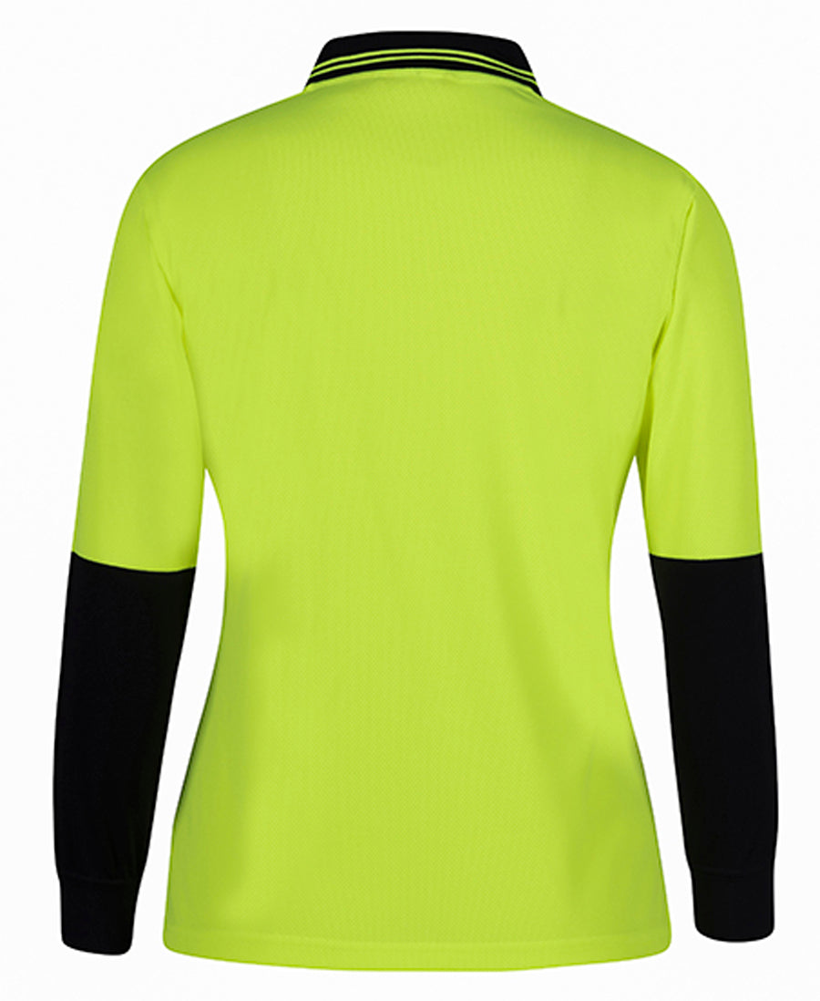 JB's Ladies Hi Vis Comfort Polo Long Sleeve (JBS6LHCL)