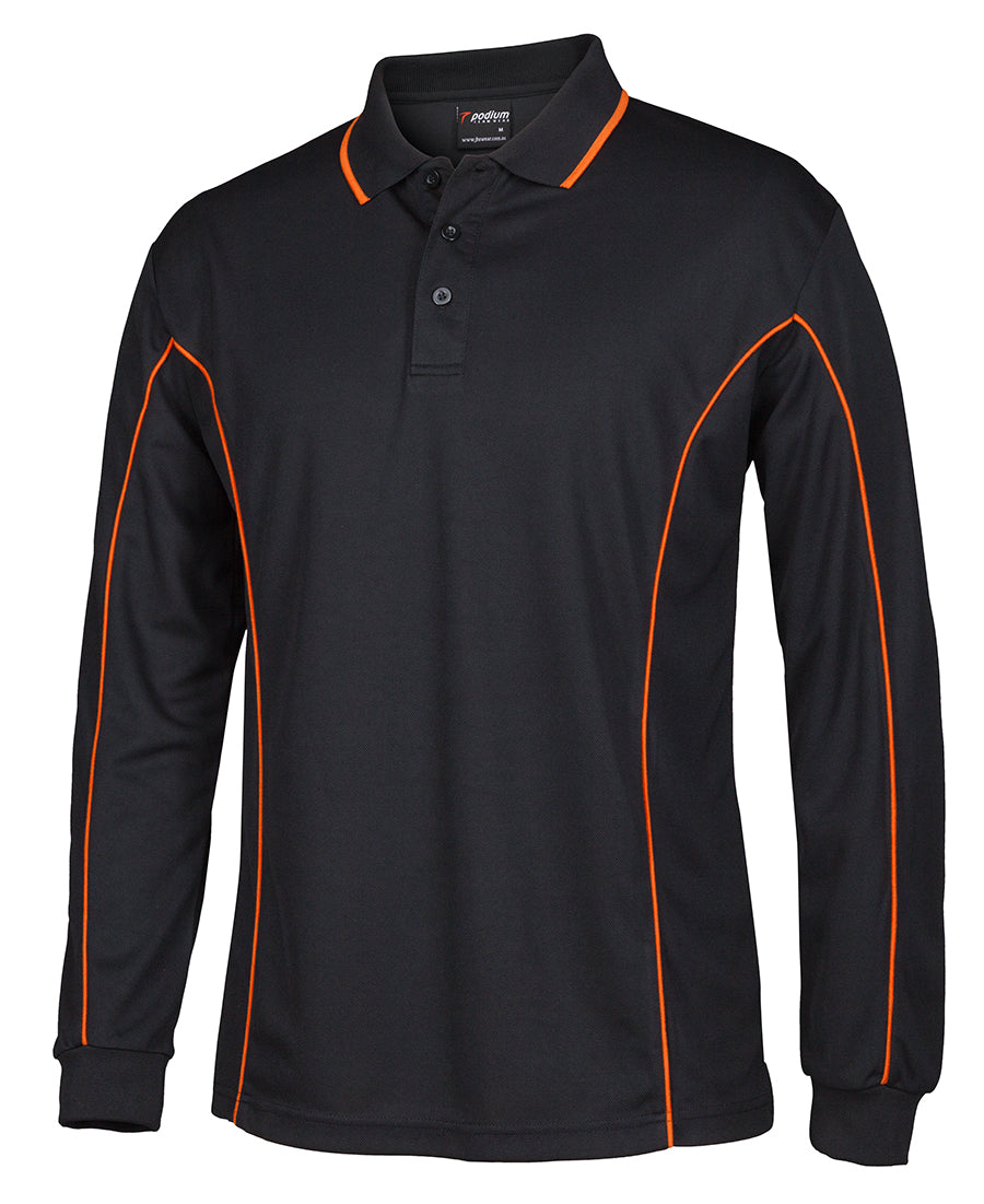 JB's Podium Piping Polo Long Sleeve (Additional Colours) (JBS7PIPL)