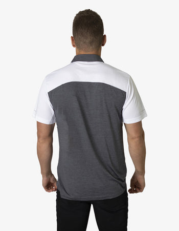 Black Kanvas Soft Touch Shoulder Panel Polo