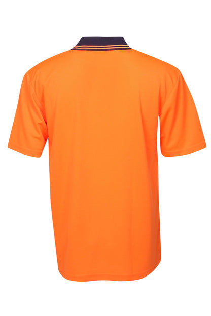 Blue Whale Hi Vis Light Weight Cooldry Polo Short Sleeve