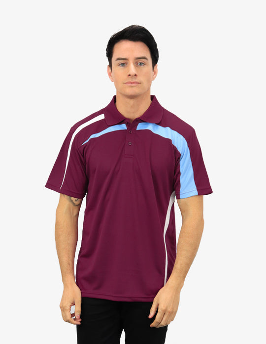 Be Seen Contrasting Front and Side Panels Polo (Additional Colours)