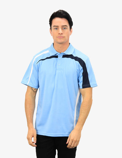 Be Seen Contrasting Front and Side Panels Polo (Additional Colours)