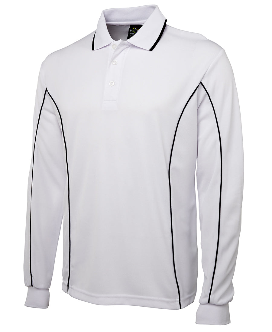 JB's Podium Piping Polo Long Sleeve (Additional Colours) (JBS7PIPL)
