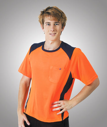 Blue Whale Cooldry Hi Vis Side Panel T-Shirt Orange - Workwear - Shirts & Jumpers - Best Buy Trade Supplies Direct to Trade