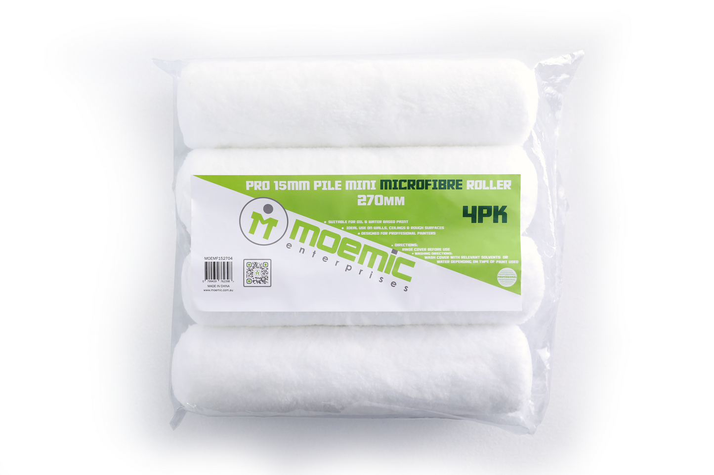 Moemic 15mm Pile  Microfibre Roller 270mm