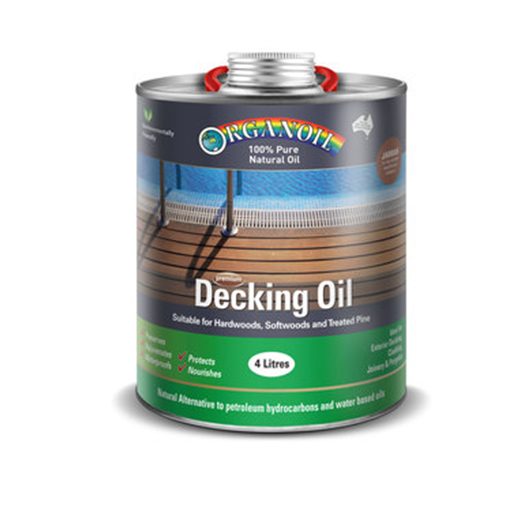 Organoil Decking Oil Jarrah 4L