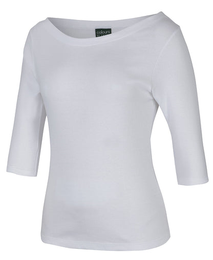 JB's Ladies C of C Boat Neck Tee 3/4 Sleeve (JBS1BT3)