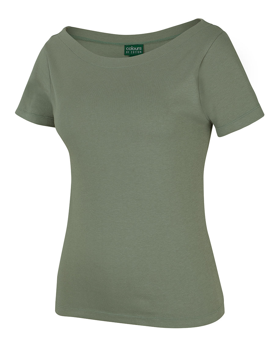 JB's Ladies C of C Boat Neck Tee Short Sleeve (JBS1BTS)