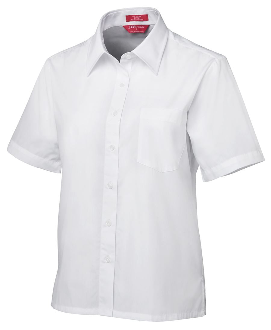 JB's Ladies Original Poplin Shirt Short Sleeve (JBS4LSWS)