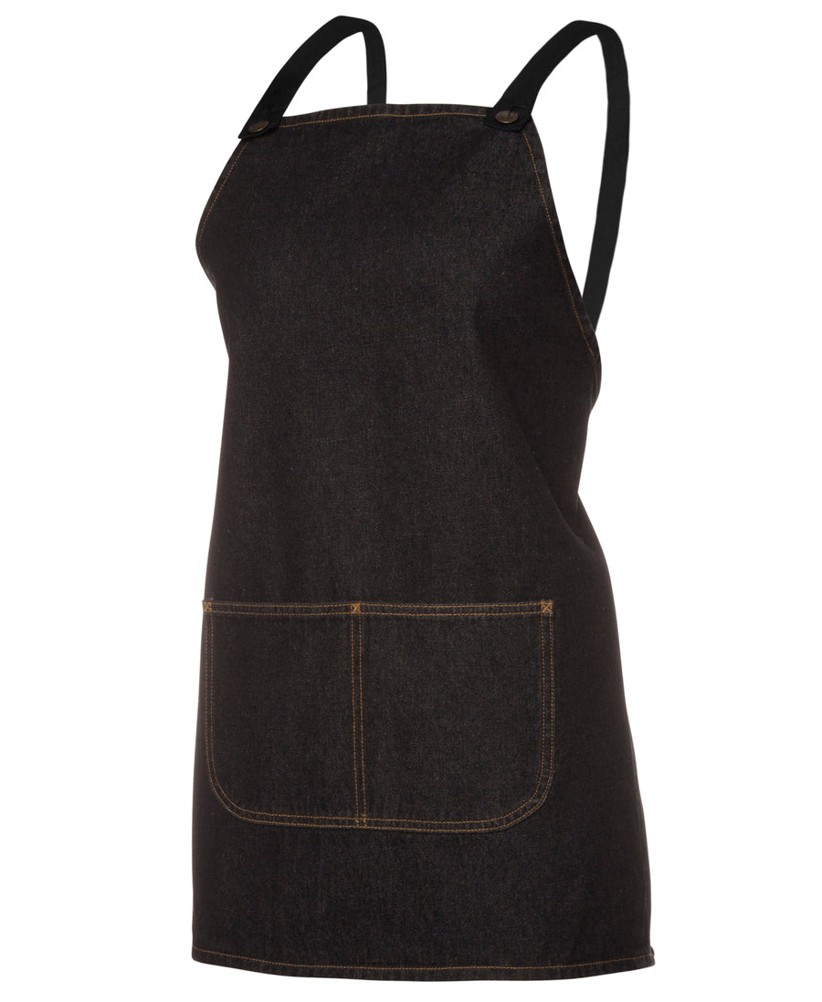 JB's Cross Back Denim Bib Apron 65x71cm (Without Straps) (JBS5ACBB)